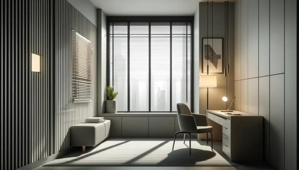 Cortinas ou persianas
