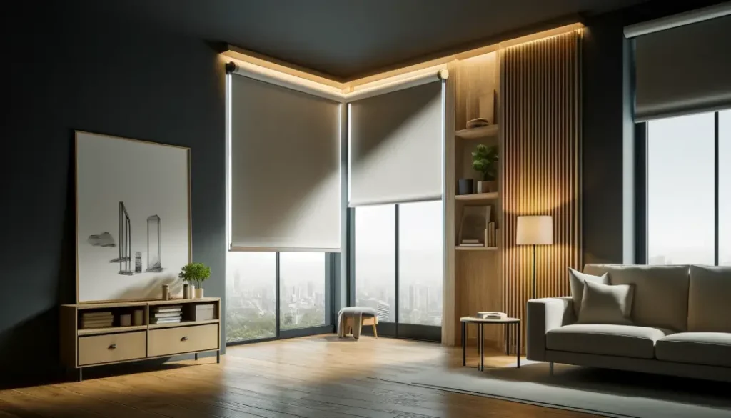 Cortinas ou persianas
