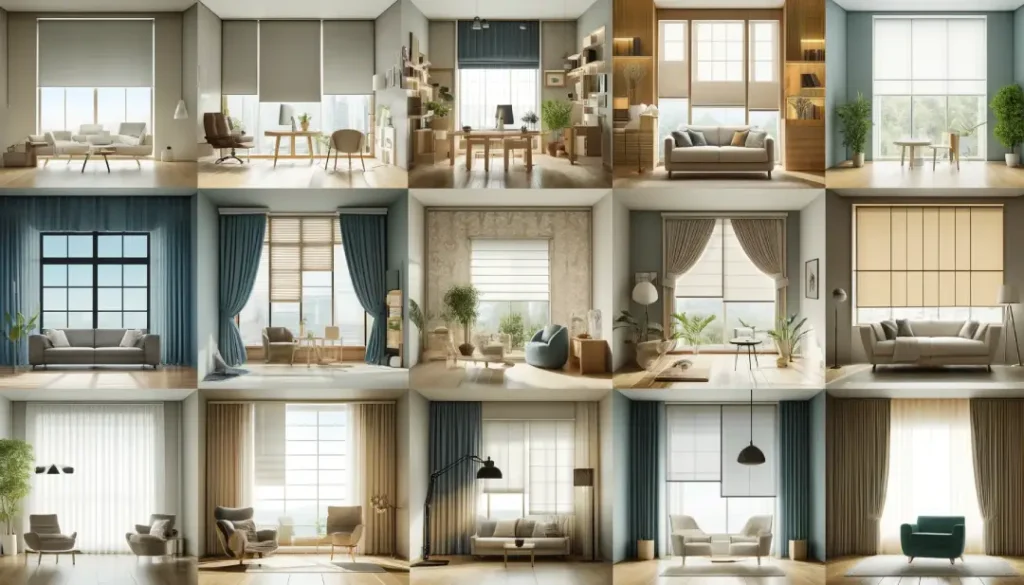 Cortinas ou persianas
