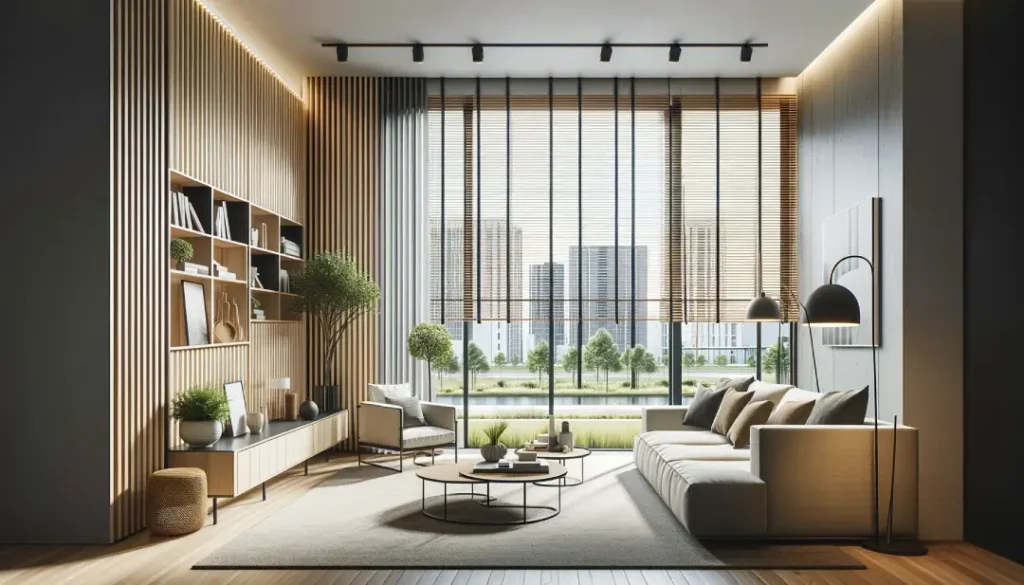 Cortinas ou persianas